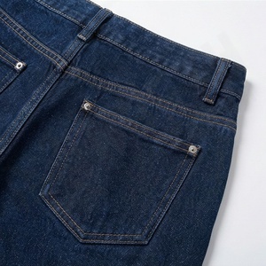 Pantalones Vaqueros de Mezclilla para Mujer, Casuales, Largos, Lavados, de Primera Calidad, de Pierna Ancha, a la Moda, con Logotipo Personalizado, OEM, de Alta Calidad, Atuendo Moderno - Product Image 5