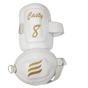 Béisbol Softball espinilleras profesionales diseño personalizado duradero de alta calidad PU cuero pierna larga protección adulto conjunto - Product Image 3