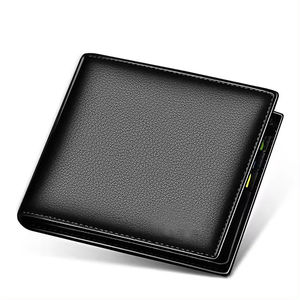 Portefeuilles multifonctions en cuir véritable de haute qualité pour hommes, faciles à transporter, vente en gros - Product Image 1