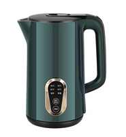 Bouilloire électrique LED populaire 1,8 L Bouilloire à eau chaude en acier inoxydable Bouilloire électrique en acier inoxydable Utilisation domestique Utilisation au bureau