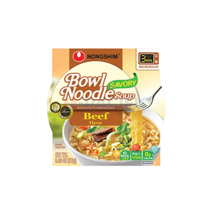 NONGSHIM BOL NOUILLES SAVORY BEEF 12 PACK - Product Image 5