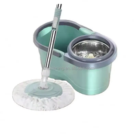 Easy Wring & Clean Turbo Smart 360 Floor Magic Handle Fil de coton Spin Go Mop et Seau avec recharge Pièces de rechange