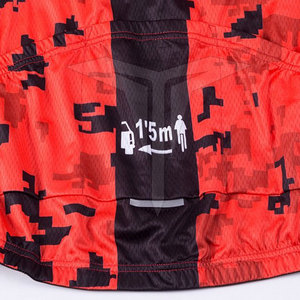 Maillot de cyclisme à manches courtes de haute qualité à prix abordable, fabriqué au Pakistan, avec logo personnalisé, respirant et imperméable, vêtements de sport d'extérieur - Product Image 5