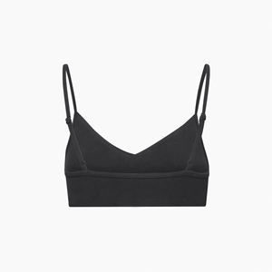 Marque privée Doux Sans Couture 2pcs Yoga Fitness Set Extensible Sans Couture Côtelé Yoga Gym Set Fitness Femmes - Product Image 6