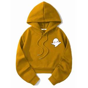 Wholesale <b>men</b> hoodie premium quality cotton blended printed Pullover <b>crop</b> <b>top</b> hoodie Streetwear clothing - Product Image 3