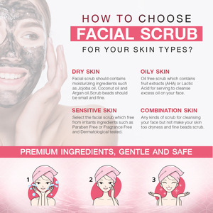 Exfoliante de azúcar de células madre de rosa para el cuidado facial OEM con vitamina E, hidratante radiante suave y seguro, antiarrugas de Tailandia - Product Image 4