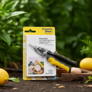 Forbici Corte e Diritte Promofix - Acciaio di Grado Industriale e Plastica per Taglio Carta e Uova di Quaglia, Uso Fai-da-Te e Ufficio, Confezione Blister da 1 Pezzo - Product Image 3