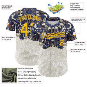 ชุดเสื้อเบสบอลของแท้ผ้าซับเหงื่อแห้งเร็วเย็บแบบแห้งเร็วสั่งตามสั่ง - Product Image 6