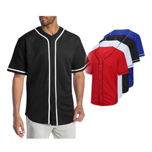 เสื้อกีฬาเบสบอลระบายอากาศได้ดีเสื้อเจอร์ซีย์ทีมมืออาชีพออกแบบได้ตามต้องการ - Product Image 1
