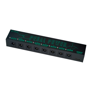 Pédale d'effet pour guitare <span class=keywords><strong>Alimentation</strong></span> 8 sorties DC isolées pour pédalier 9V avec indicateur LED de protection contre les courts-circuits - Product Image 2