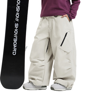 Men Women <b>Thermal</b> Ski <b>Pants</b> Waterproof Windproof Plus Size Insulated Fleece Lined Printed Eco-Friendly Quick Dry Cargo Casual - Product Image 1