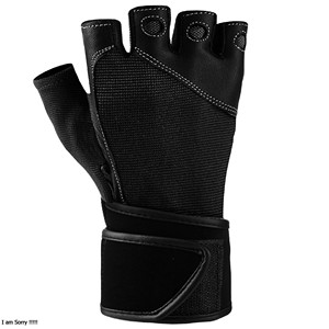 Venta al por mayor Fitness transpirable ventilado medio dedo levantamiento de pesas ejercicio deportes gimnasio entrenamiento guantes hombres Fitness guantes - Product Image 6