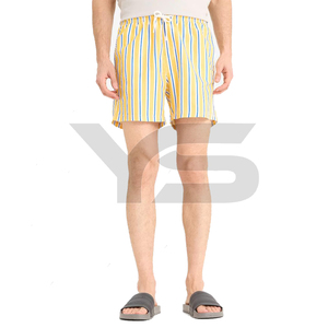 Men's Casual Sublimation Shorts Breathable 100% Polyester Mid Waist Board Shorts with Drawstring Closure Solid Pattern - Product Image 3