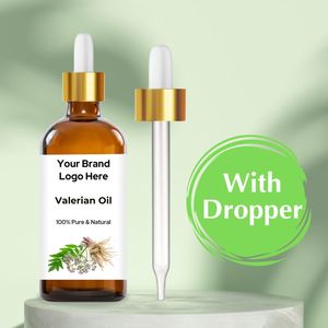 Aceite esencial de valeriana puro OEM de etiqueta privada personalizable Premium (Valeriana Officinalis L.) Su logotipo y nombre de marca incluidos - Product Image 2