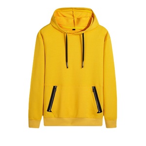 Sweat-shirts à capuche pour femmes grandes tailles avec poche zippée, mélange polyester/coton, automne/hiver, imperméables, à séchage rapide - Product Image 1