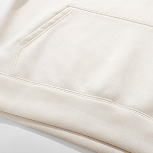 Sweat-shirts à capuche en coton surdimensionnés personnalisés pour le printemps, impression numérique unie, pull-over pour hommes, unisexe - Product Image 4