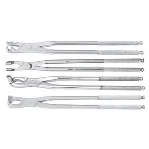 Ensemble de 4 pinces dentaires vétérinaires pour chevaux en acier inoxydable Instruments d'extraction de dents équines et molaires durables toutes tailles - Product Image 3