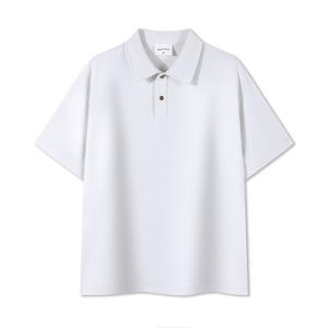 Polo de Manga Corta con Botones, Básico, de Algodón y Poliéster de Alta Calidad para Hombre y Mujer, Venta al Por Mayor, Impresión de Logotipo Personalizado - Product Image 5