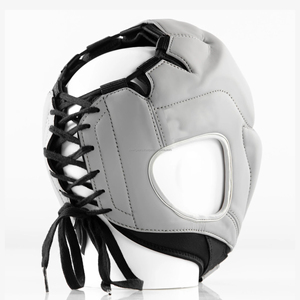 Taekwondo Boxing Children's Microfiber & PU Leather Head Guard Custom Logo Breathable Sparring Training Protective Gear - Product Image 5