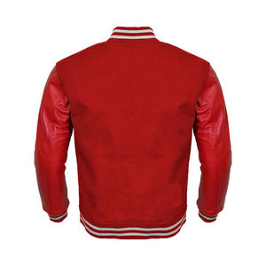 Veste d'hiver pour homme personnalisée, nouvelle mode, coupe ajustée, design varsity, col montant respirant, service OEM, vente en gros - Product Image 4