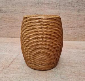 Table d'appoint en osier faite à la main de haute qualité meubles en osier écologique meubles en rotin naturel - Product Image 1