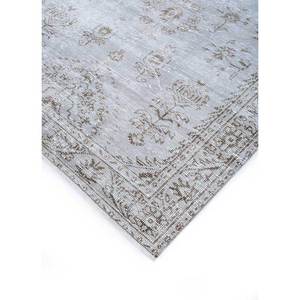 Alfombras de Lana Anudadas a Mano en Gris y Negro Vintage Pae-361 para Sala de Estar, Pasillo, Habitación Juvenil, Rectangulares, Abstractas, Hechas a Mano - Product Image 2