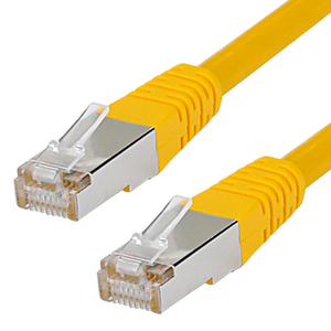 Cavo patch Cat.5e RJ45 LAN Cavo SF/UTP giallo - Product Image 1