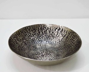 Texture S.Steel Hammered Serving <b>Bowls</b> Brass Antique /<b>Silver</b> Antique Color Hot Sale Amazing High Quality Serving Tableware <b>Bowl</b> - Product Image 6