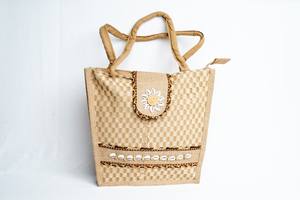 New Spot Wholesale Jute Bag with <b>Unique</b> Designed Durable Quality Jute Bag for Daily Shopping Uses by Indian Exporters - Product Image 2