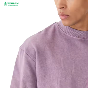 Custom Cotton Oversize <b>Sweatshirt</b> <b>Men</b> Ribbed <b>Crewneck</b> <b>Sweatshirt</b> Plus Size <b>Men</b> Hoodies <b>Sweatshirts</b> for man - Product Image 4