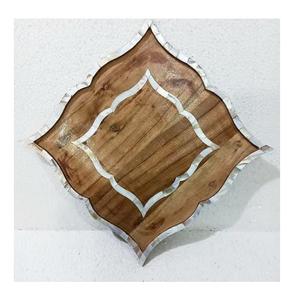 Plateaux de service en bois d'acacia et nacre de qualité supérieure, ensemble de contenants en acrylique, articles de cuisine pour hôtels et restaurants, os - Product Image 4
