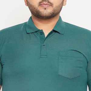 Logo sur mesure manches courtes polo grande taille pour hommes prix de gros polos grande taille pour hommes - Product Image 6