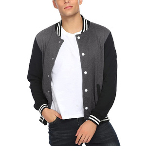 Blousons universitaires pour hommes en 100 % laine de haute qualité, col montant, pour l'hiver, personnalisables, chauffants, coupe-vent, produit tendance en promotion - Product Image 2