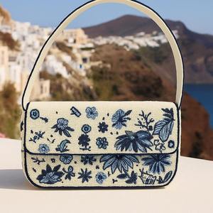 Sacs à main pour femmes, sacs à bandoulière en coton classique, sacs à main à chaîne, sacs à main de soirée/fête/mariage, couleurs mélangées - Product Image 2