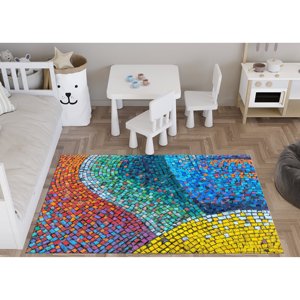 Tapis imprimé : Moderne, Coloré, Accueillant, Grand, Personnalisé, Salon, Sol, Cadeau, Tapis à poils doux - Product Image 2