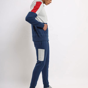 Chándal ajustado de algodón 100% para hombre, diseño liso personalizado, ecológico, de talla grande, ropa de invierno, transpirable y de gran oferta - Product Image 5