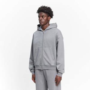 Sweat à capuche en coton moderne, polaire unisexe, streetwear décontracté, tenue de sport et de gym avec poches avant, capuche réglable, logo imprimé - Product Image 6