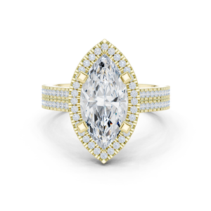 Bague motif floral vintage en argent pur 14K - Product Image 4