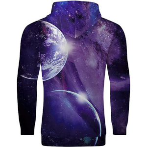 Sudadera con capucha extragrande de color y logotipo personalizado Sudadera con capucha para hombre Sudadera con capucha de color sólido para estampado de punto - Product Image 2