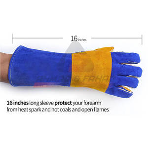 Gants de soudage d'hiver de haute qualité pour l'extérieur, en cuir, doigts entiers, respirants, coupe-vent, service personnalisé OEM - Product Image 3