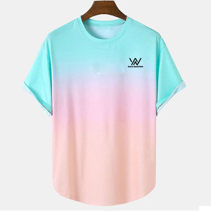 T-shirt pour homme fabriqué en usine avec une coupe confortable, un tissu respirant et un look propre, conçu pour un usage décontracté - Product Image 1