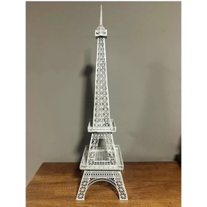 Torre Eiffel de París de metal resistente, perfecta para regalos de boda y decoración vintage, disponible a granel de proveedores indios - Product Image 1