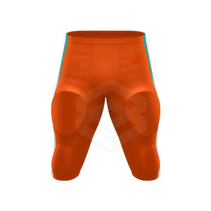 Pantalones de fútbol americano personalizables a precio barato, pantalones de compresión lisos de talla grande para hombre - Product Image 1
