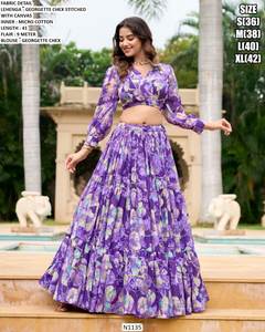 <b>Presenting</b> New Party Wear Designer Stitched Lehenga Choli - Product Image 4