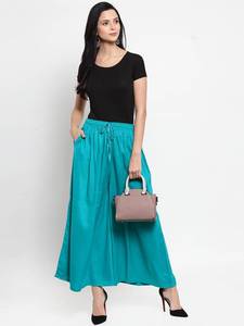 Handmade Rayon Palazzo Pants Stitching Palazzo Pants for Women - Product Image 2