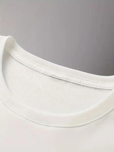 T-shirt respirant 100% coton pour hommes, col rond d'été en plein air avec impression personnalisée unique - Product Image 3