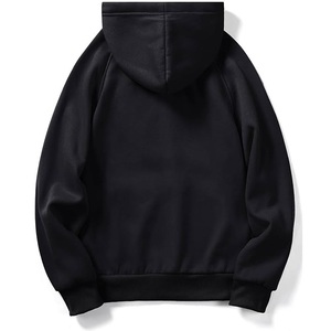 Nueva llegada 100% algodón forrado francés Terry manga larga hombro pendiente cuello impreso cómodo de talla grande Sudadera con capucha para hombre - Product Image 2