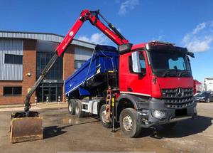 2015 Mercedes-Benz Actros Camión volquete diésel automático Usado Dirección derecha Caja de cambios rápida Marca Euro 2 4X2 12 meses de garantía - Product Image 3