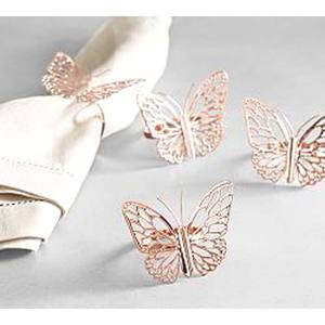 Hebilla para servilletas, accesorio de metal chapado de alta calidad, personalizado, natural, increíble, redondo, para decoración de cafetería en casa - Product Image 5