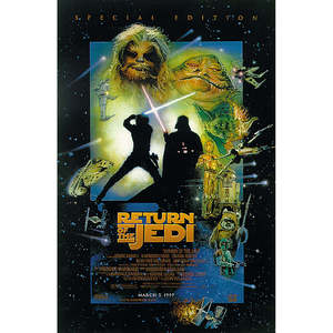Ensemble d'affiches de film Star Wars édition spéciale, épisodes 4-6, décoration murale en papier - Product Image 4
